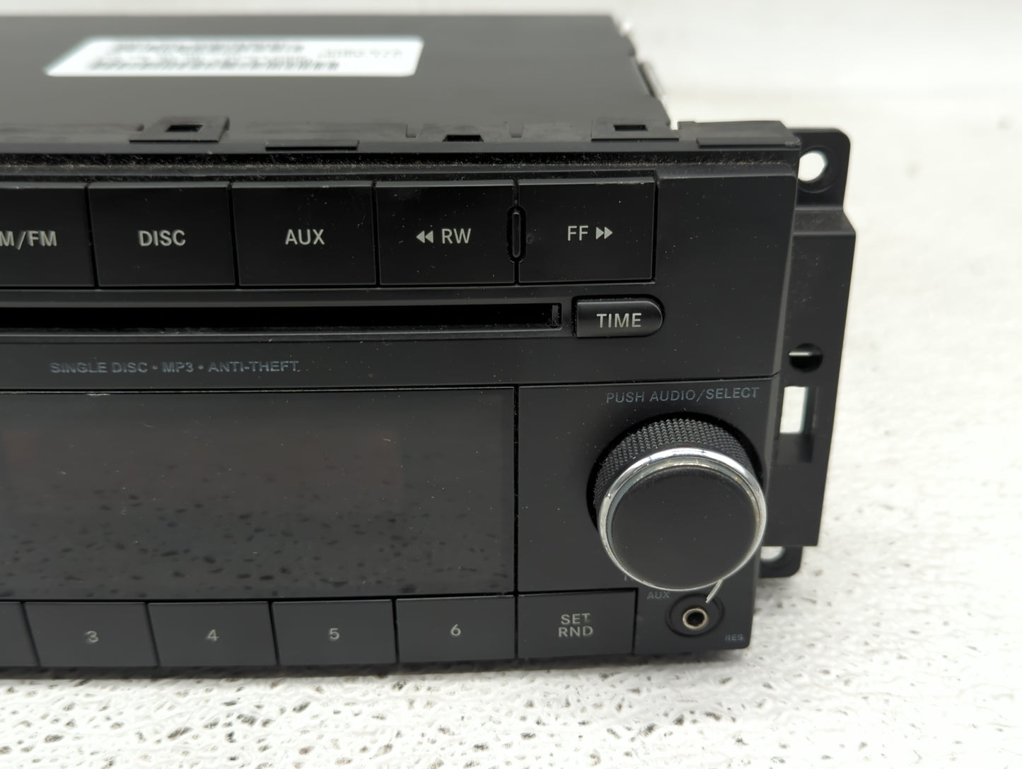 2013 Dodge Caravan Radio AM FM Cd Player Receiver Replacement P/N:P05091301AC Fits Fits 2012 2014 2015 2016 2017 2018 2019 2