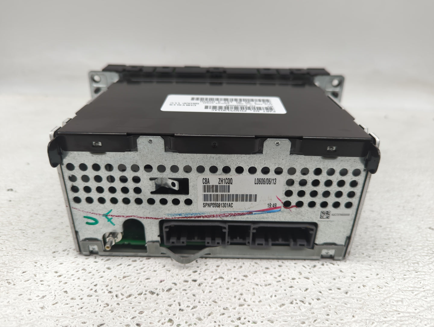 2013 Dodge Caravan Radio AM FM Cd Player Receiver Replacement P/N:P05091301AC Fits Fits 2012 2014 2015 2016 2017 2018 2019 2