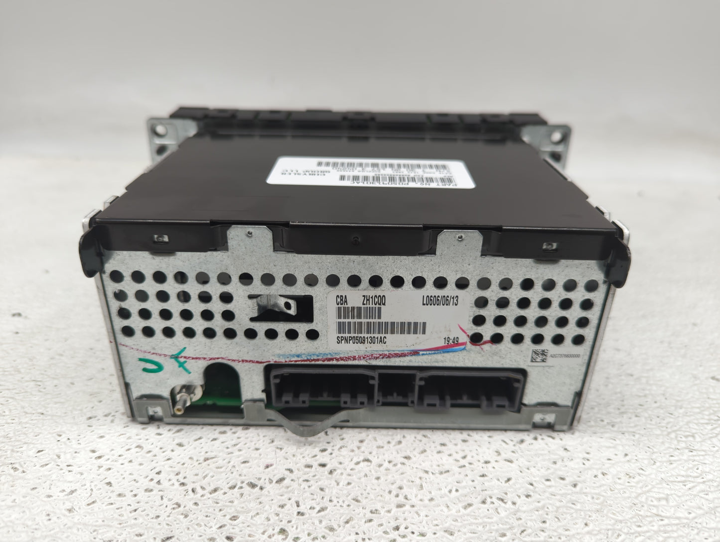 2013 Dodge Caravan Radio AM FM Cd Player Receiver Replacement P/N:P05091301AC Fits Fits 2012 2014 2015 2016 2017 2018 2019 2