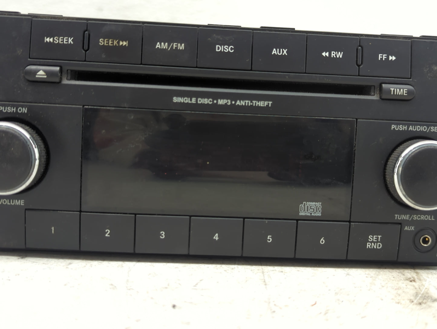 2013 Dodge Caravan Radio AM FM Cd Player Receiver Replacement P/N:P05091301AC Fits Fits 2012 2014 2015 2016 2017 2018 2019 2