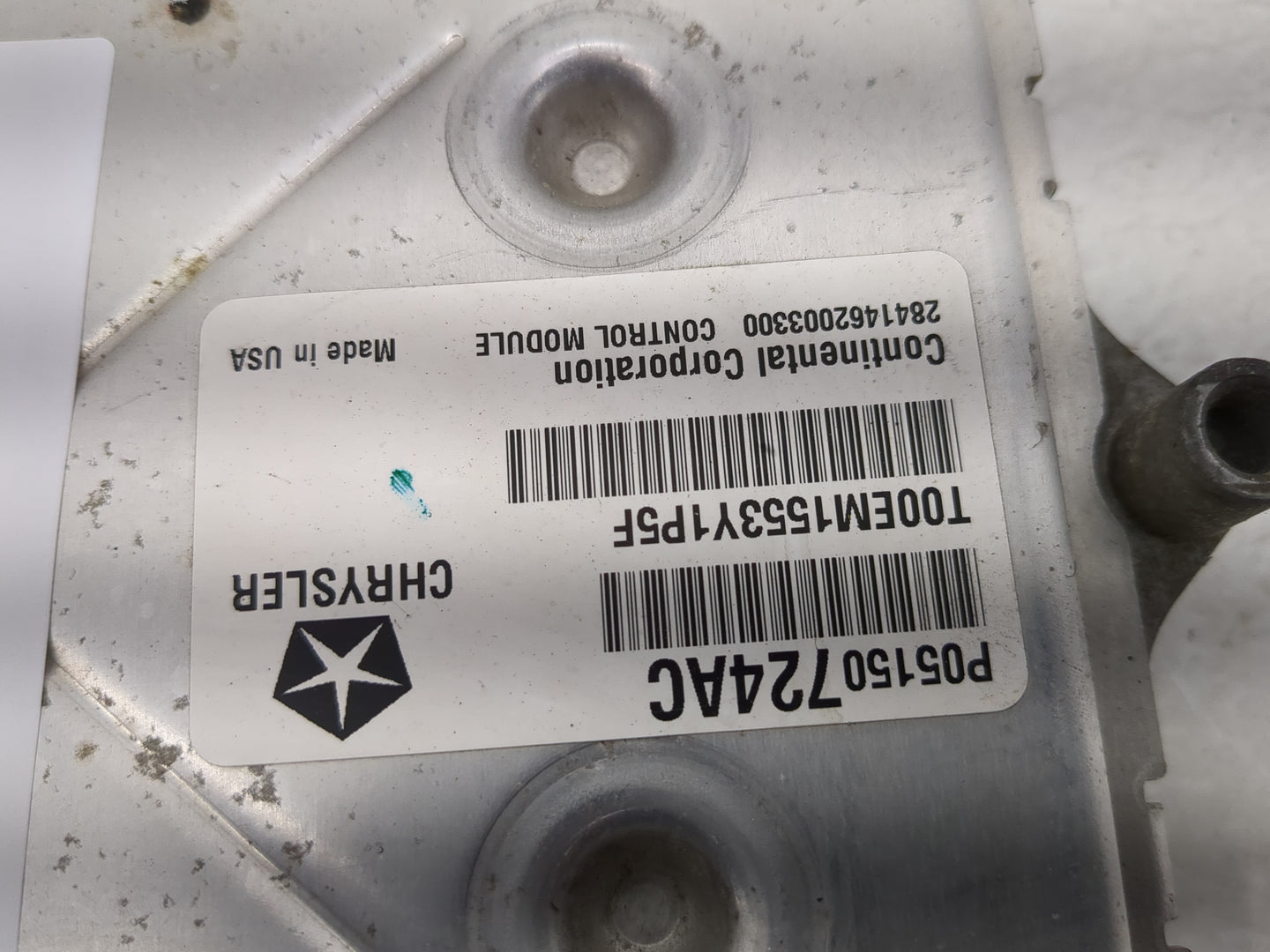2013 Dodge Caravan PCM Engine Control Computer ECU ECM PCU OEM P/N:P05150724AC T00EM1553Y1P5F, P68161514AE, 05150724AC Fits 