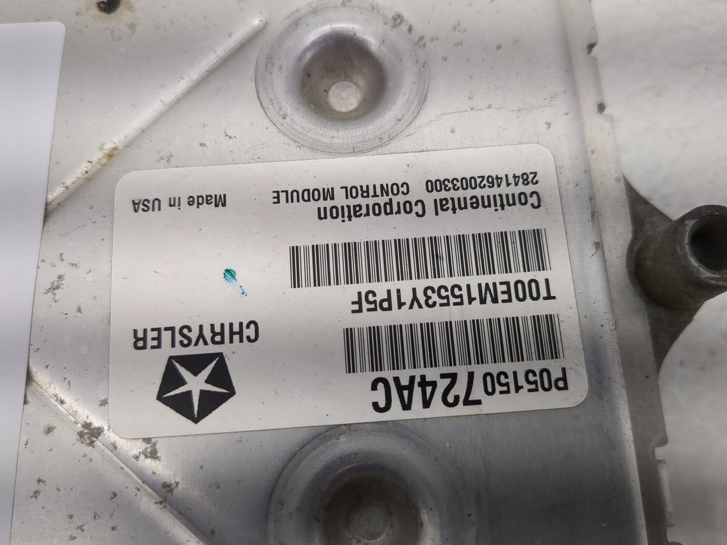 2013 Dodge Caravan PCM Engine Control Computer ECU ECM PCU OEM P/N:P05150724AC T00EM1553Y1P5F, P68161514AE, 05150724AC Fits 