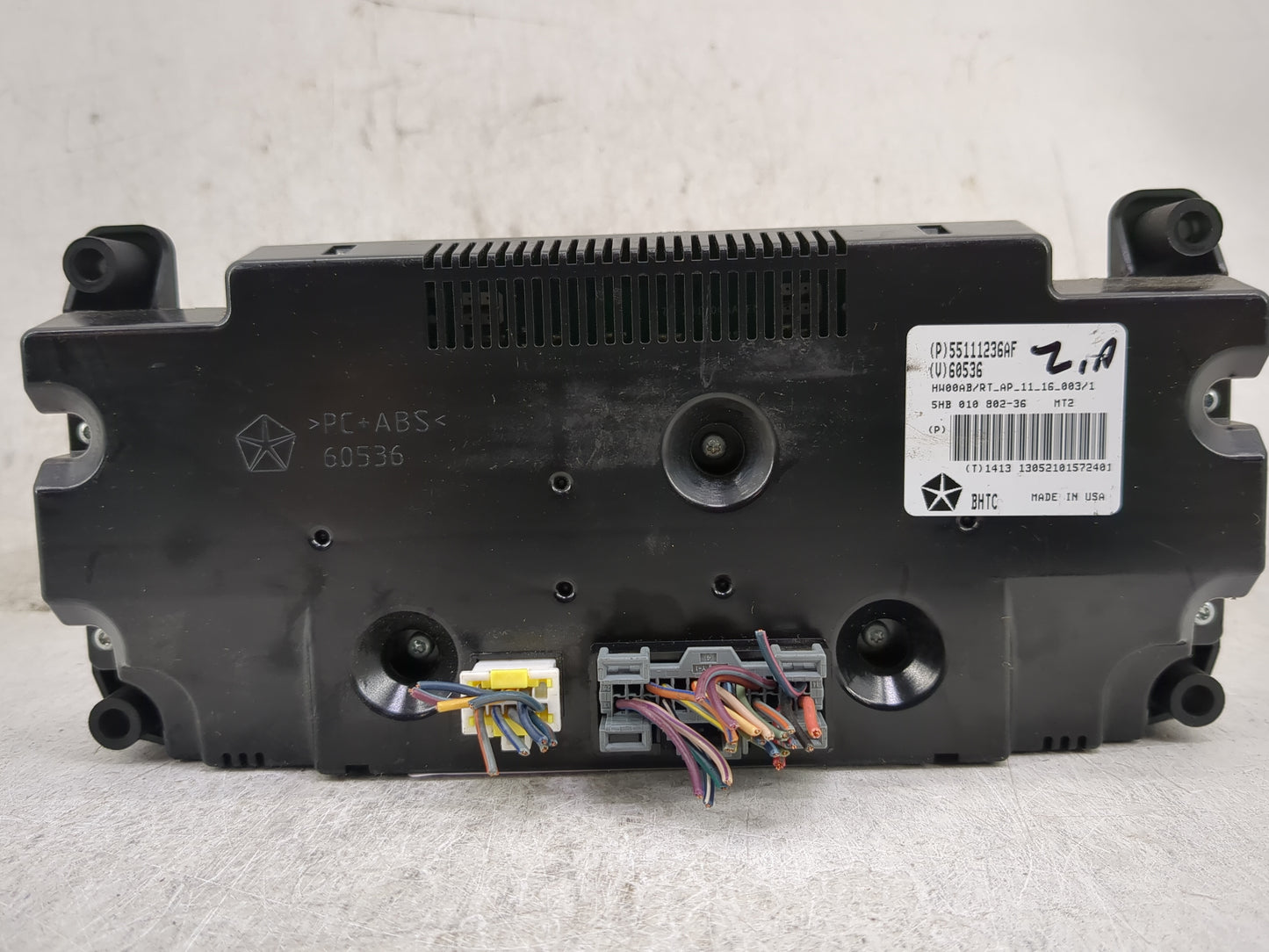 2013 Dodge Caravan Climate Control Module Temperature AC/Heater Replacement P/N:55111236AF Fits OEM Used Auto Parts - Oemuse