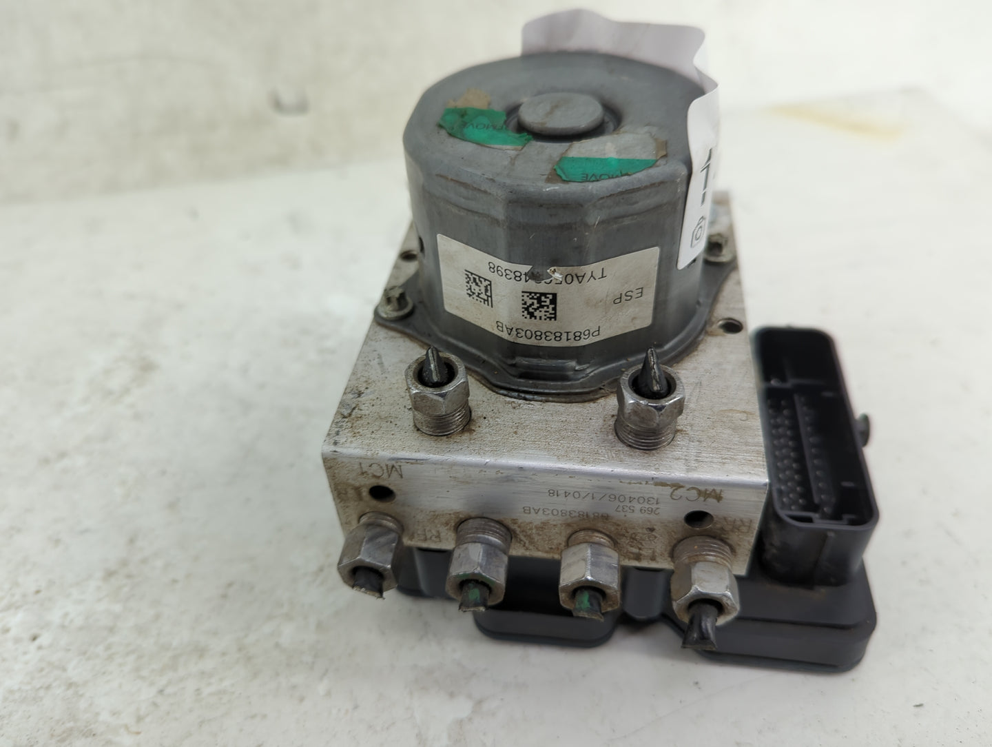 2013 Dodge Caravan ABS Pump Control Module Replacement P/N:68183803AB Fits OEM Used Auto Parts - Oemusedautoparts1.com