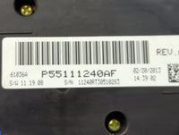 2013 Dodge Caravan Climate Control Module Temperature AC/Heater Replacement P/N:P55111240AF Fits OEM Used Auto Parts - Oemus