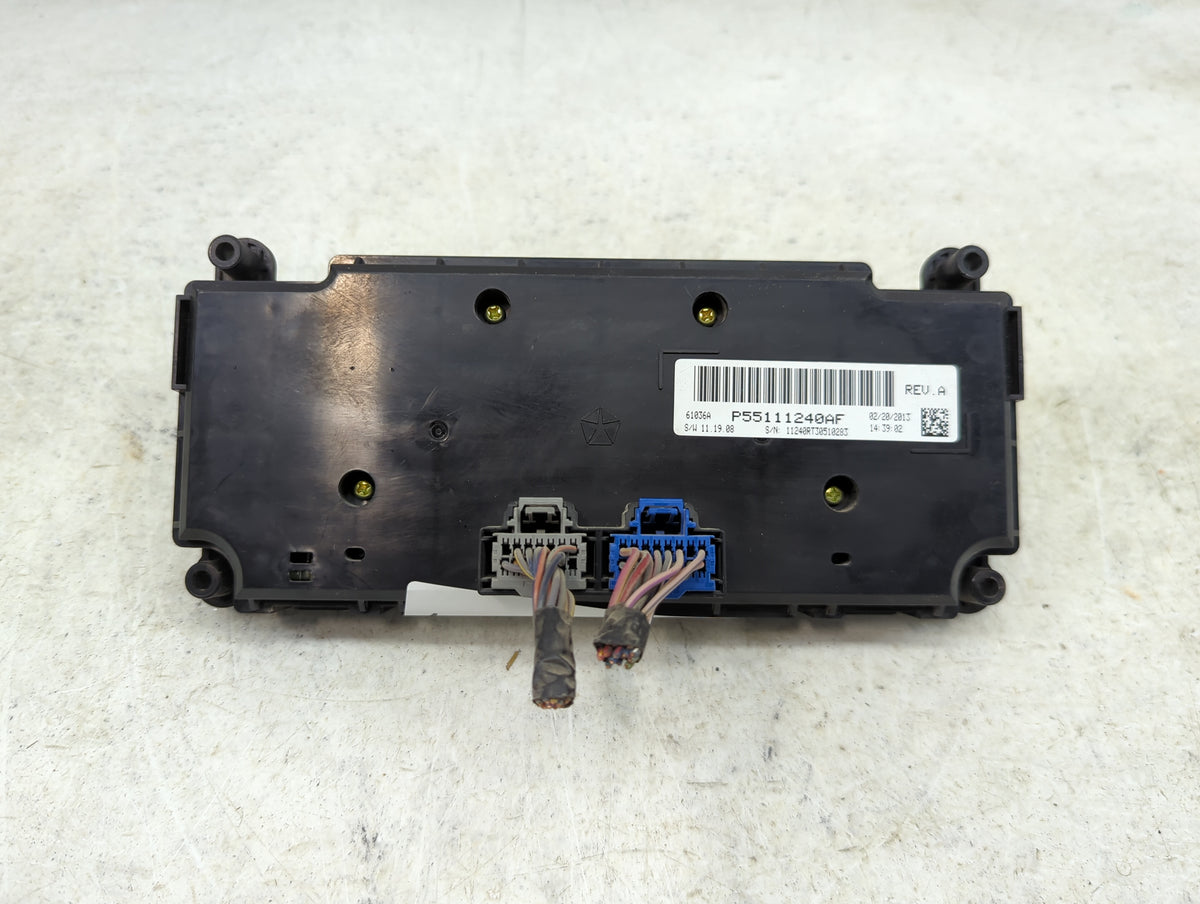 2013 Dodge Caravan Climate Control Module Temperature AC/Heater Replacement P/N:P55111240AF Fits OEM Used Auto Parts - Oemus