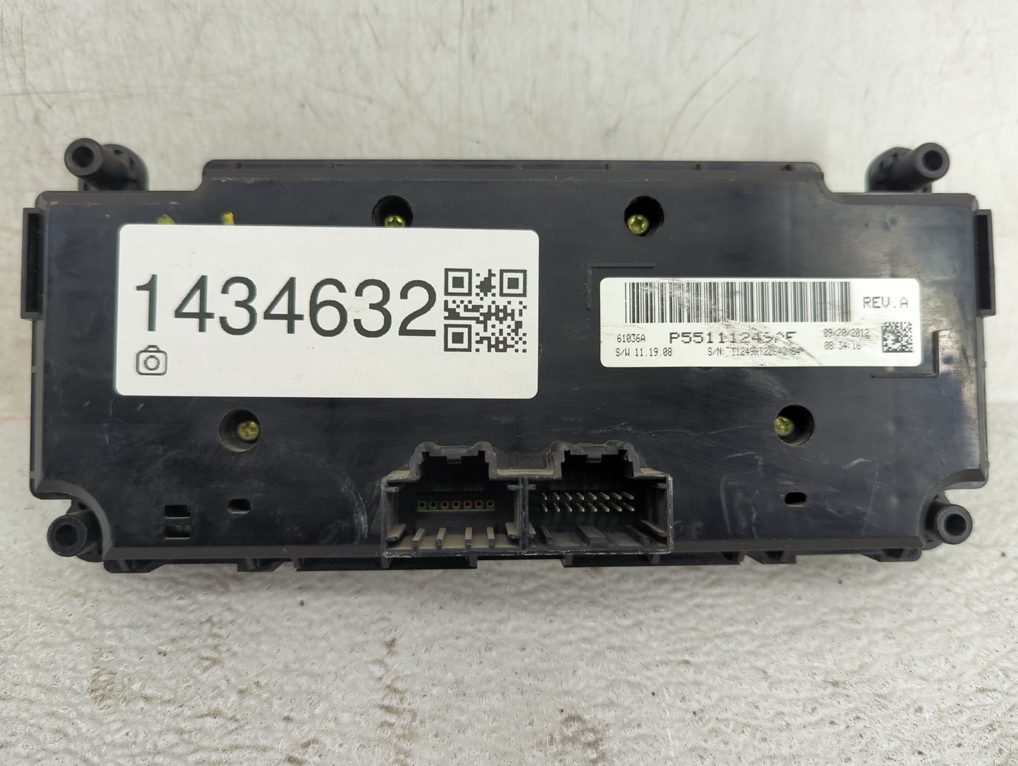 2013 Dodge Caravan Climate Control Module Temperature AC/Heater Replacement P/N:P55111249AF Fits OEM Used Auto Parts - Oemus