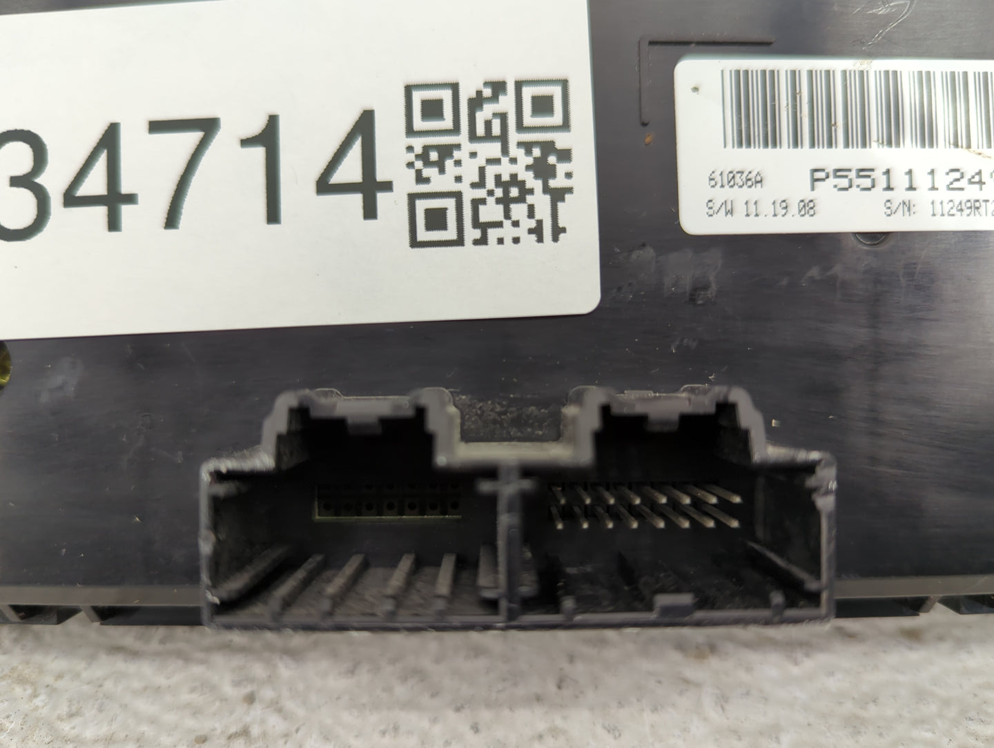 2013 Dodge Caravan Climate Control Module Temperature AC/Heater Replacement P/N:P55111249AF Fits OEM Used Auto Parts - Oemus