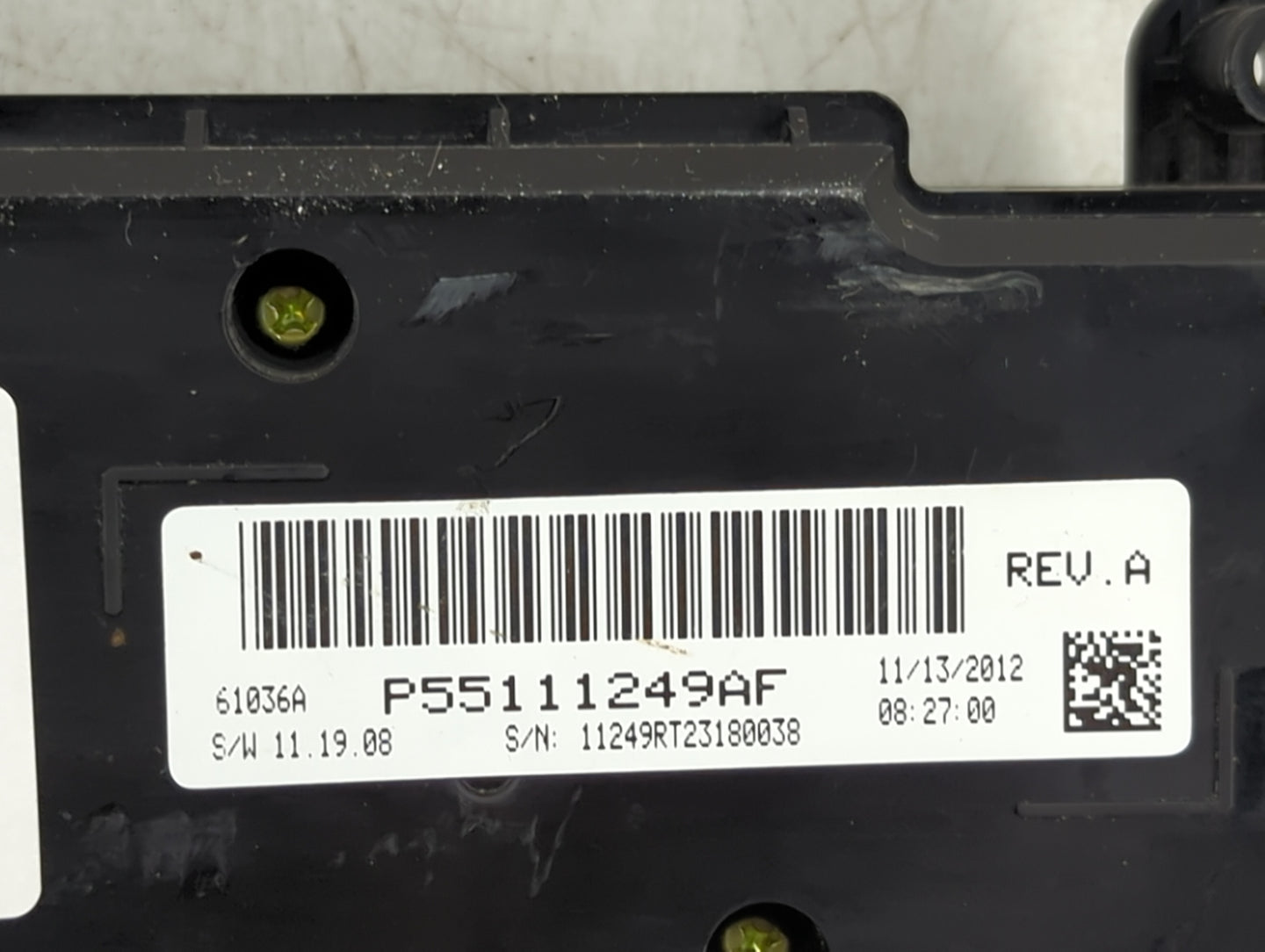 2013 Dodge Caravan Climate Control Module Temperature AC/Heater Replacement P/N:P55111249AF Fits OEM Used Auto Parts - Oemus