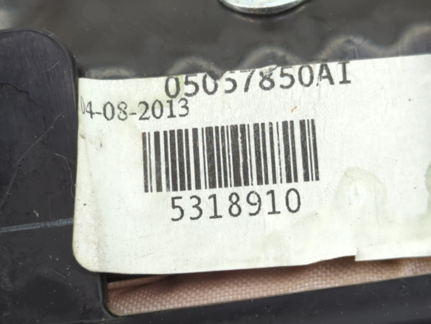 2013 Dodge Caravan Passenger Curtain Air Bag Oem - Oemusedautoparts1.com