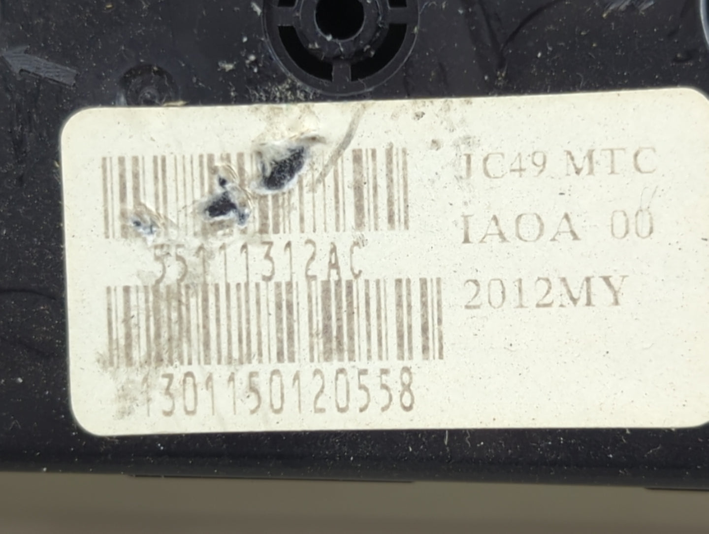 2013 Dodge Caravan Climate Control Module Temperature AC/Heater Replacement P/N:55111312AC JC49MTC Fits OEM Used Auto Parts 