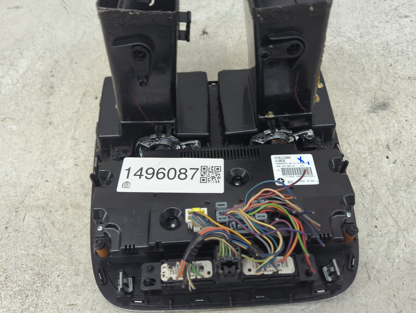 2013 Dodge Caravan Climate Control Module Temperature AC/Heater Replacement P/N:P68110236AF 5N0920970F Fits OEM Used Auto Pa