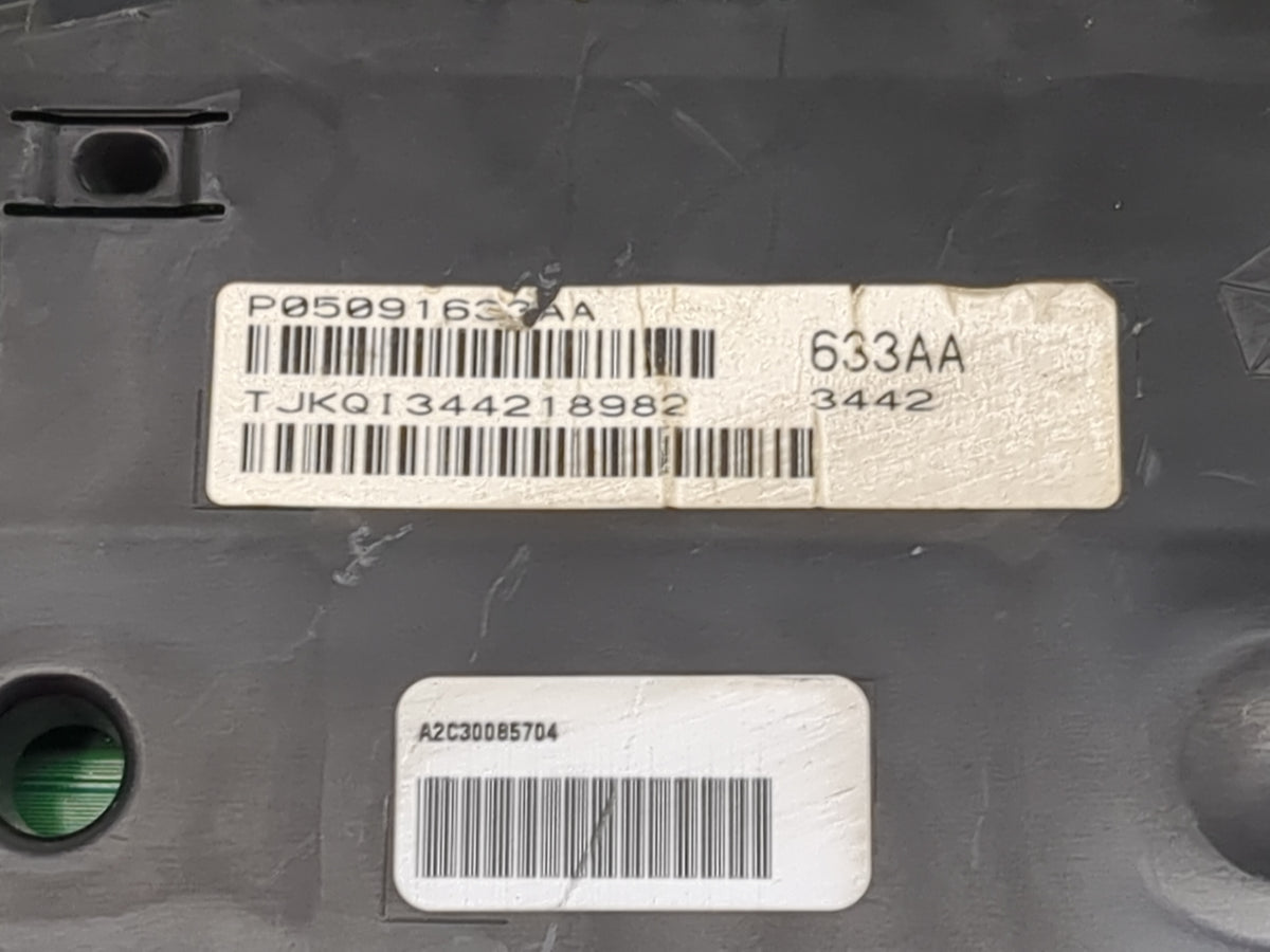 2013 Dodge Caravan Instrument Cluster Speedometer Gauges P/N:P05091633AA A2C30085704 Miles: Fits OEM Used Auto Parts - Oemus