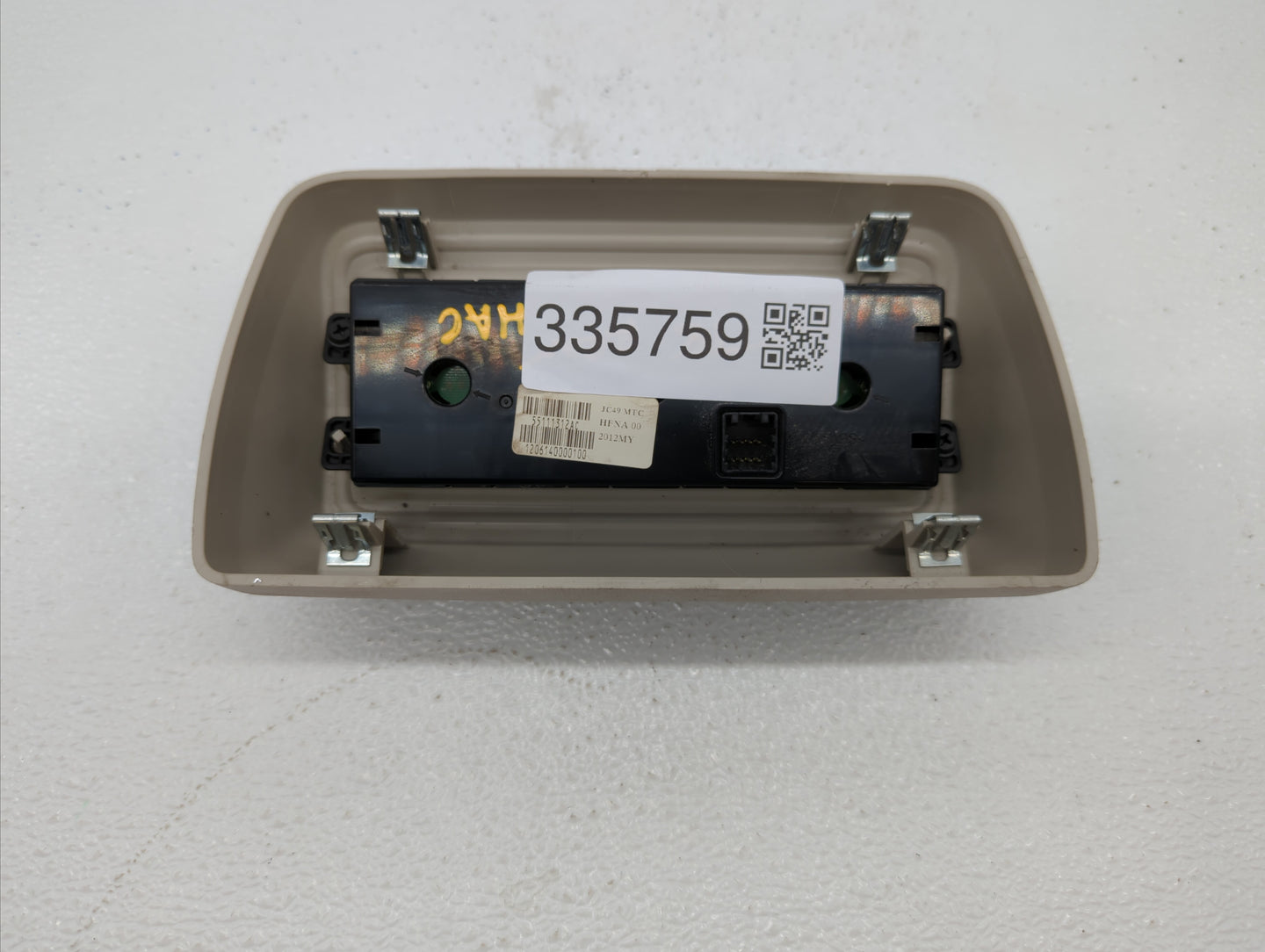 2013 Dodge Caravan Climate Control Module Temperature AC/Heater Replacement P/N:55111312AB 55111312AC Fits OEM Used Auto Par