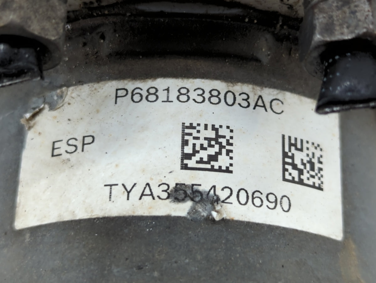 2013 Dodge Caravan Anti-Lock Brake ABS Pump Module Actuator OEM P/N:P68183803AA P68183803AC Fits OEM Used Auto Parts - Oemus