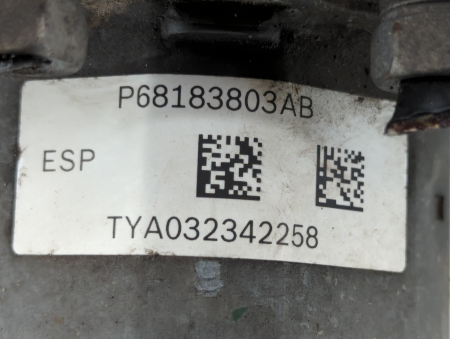 2013 Dodge Caravan ABS Pump Control Module Replacement P/N:68183803AB P68183803AA, P68183803AC, 2265106455, P68183803AB Fits
