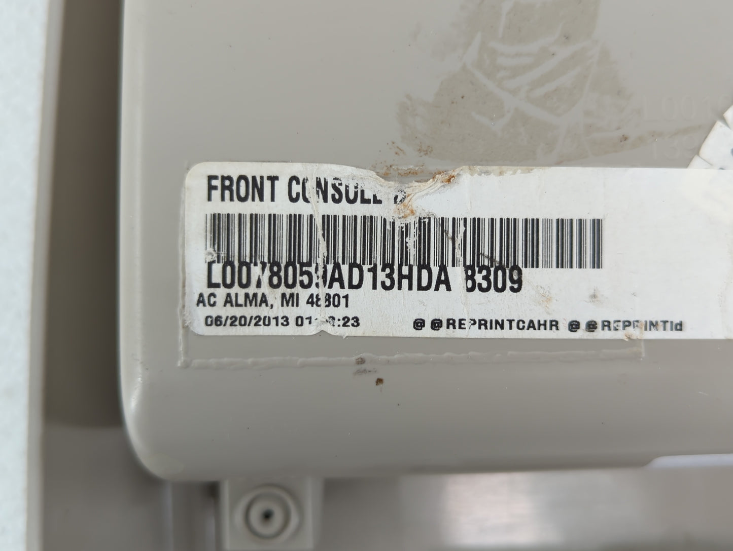 Dodge Caravan Overhead Roof Console Interior Dome Light Beige Gray - Oemusedautoparts1.com