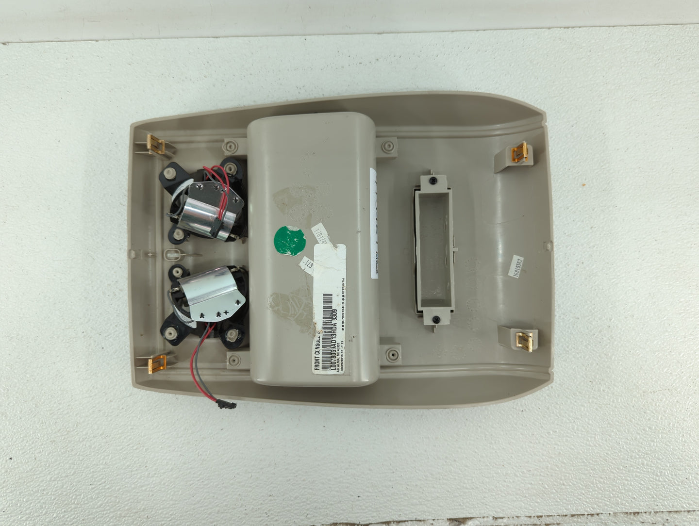 Dodge Caravan Overhead Roof Console Interior Dome Light Beige Gray - Oemusedautoparts1.com