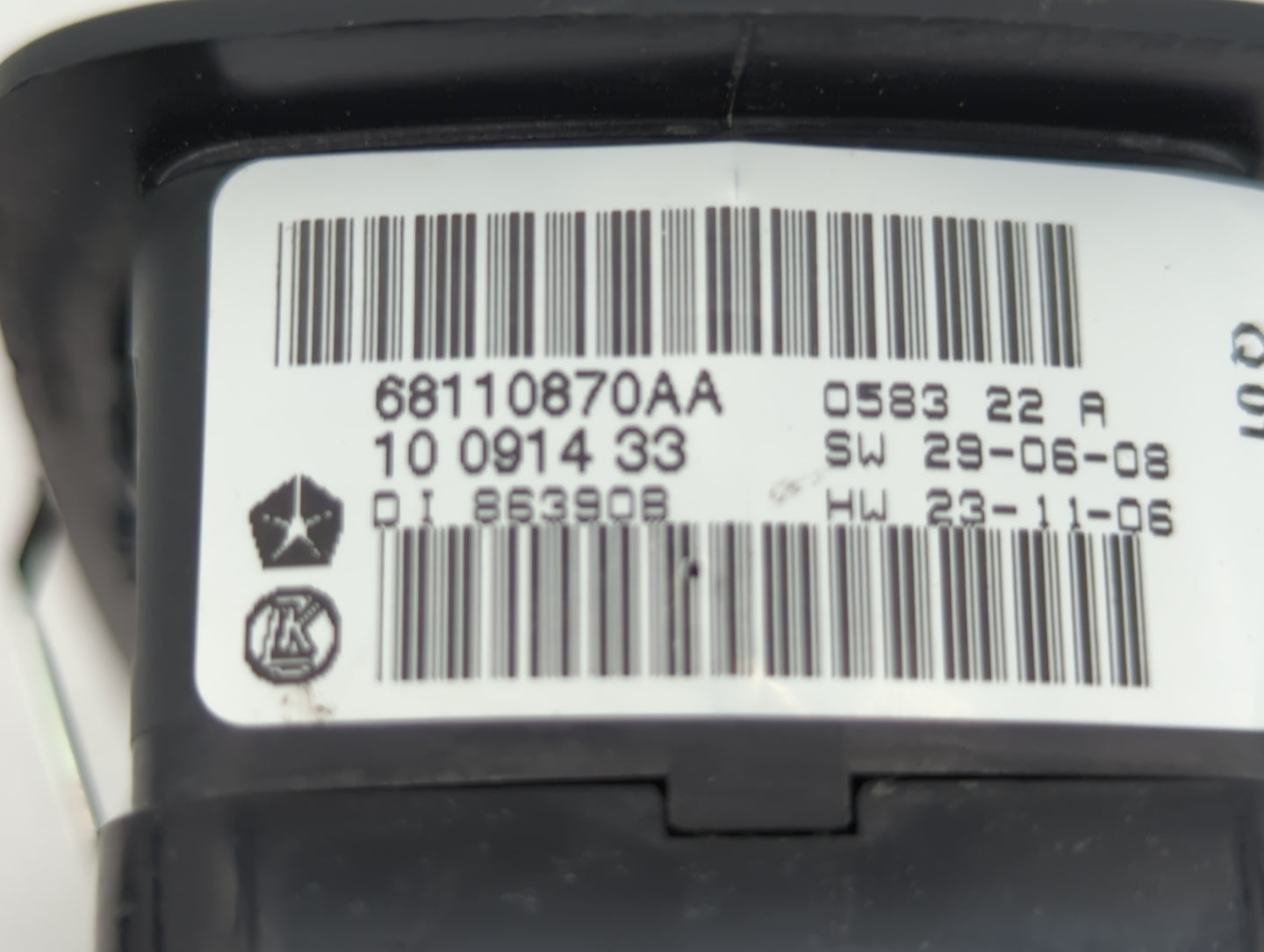 2013 Dodge Caravan Master Power Window Switch Replacement Driver Side Left P/N:68110870AA 68110870AB Fits Fits 2012 2014 201