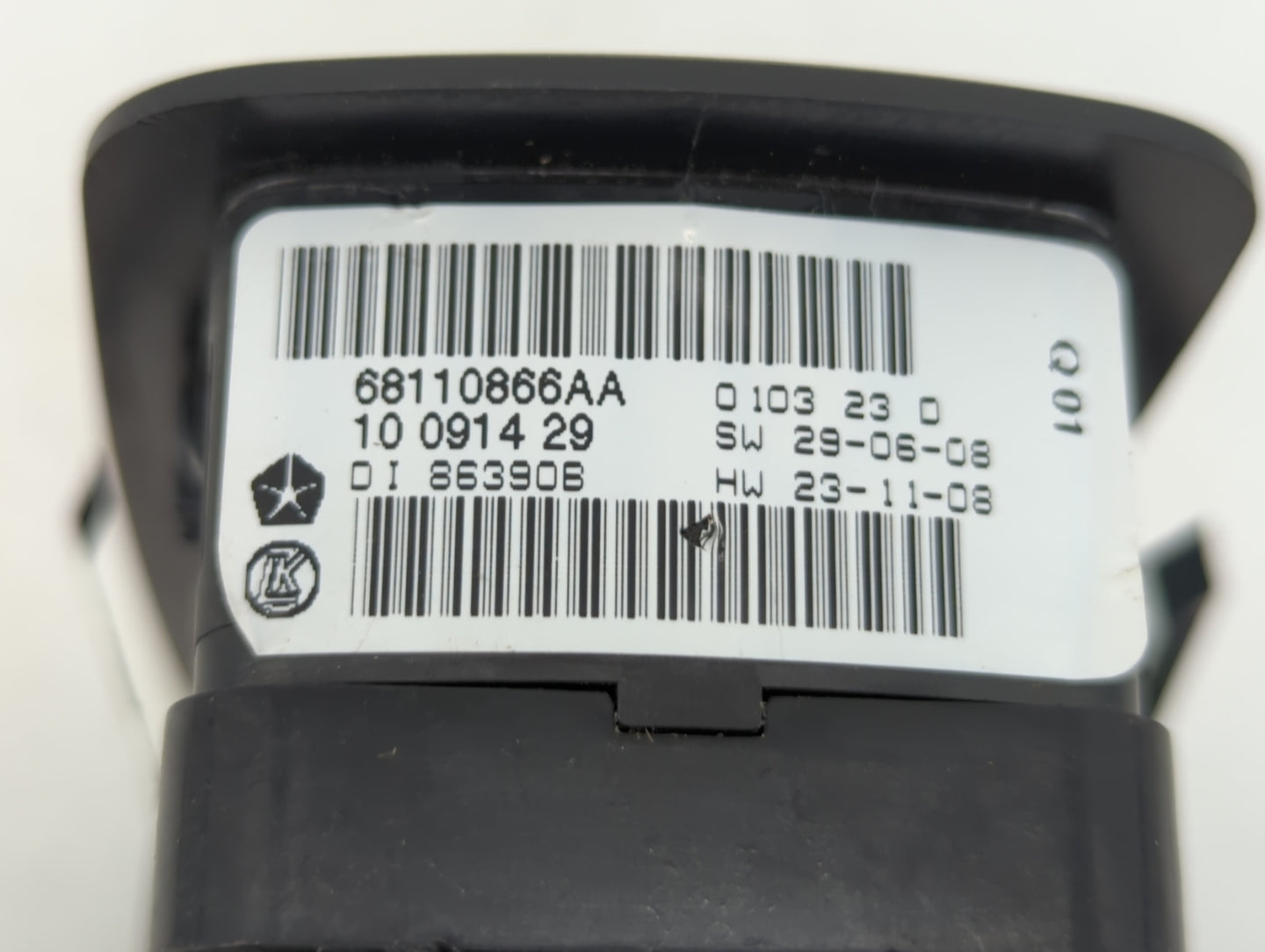 2013 Dodge Caravan Master Power Window Switch Replacement Driver Side Left P/N:68110866AA 68110866AB Fits Fits 2012 2014 201