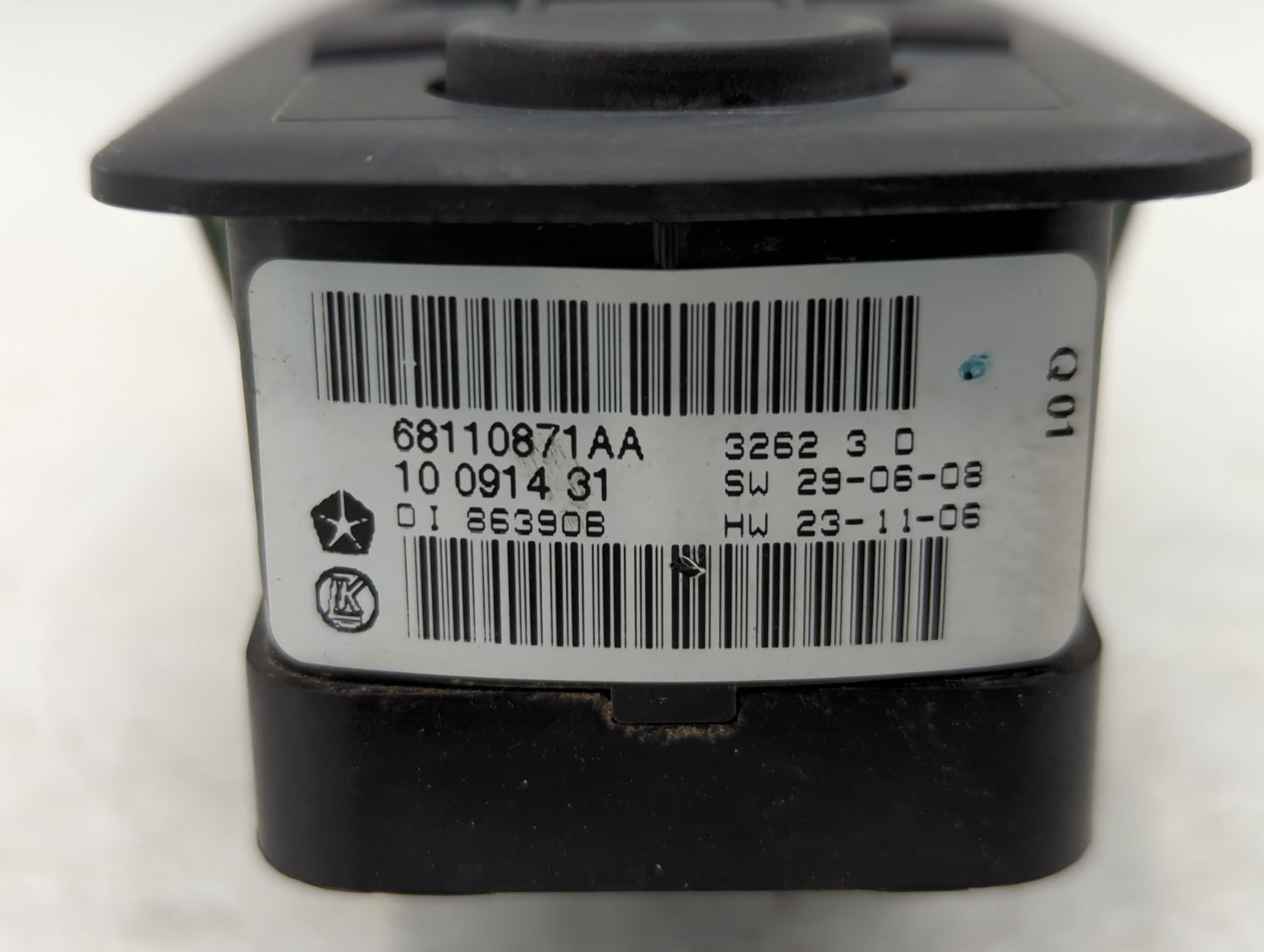 2013 Dodge Caravan Master Power Window Switch Replacement Driver Side Left P/N:68110871AA Fits OEM Used Auto Parts - Oemused