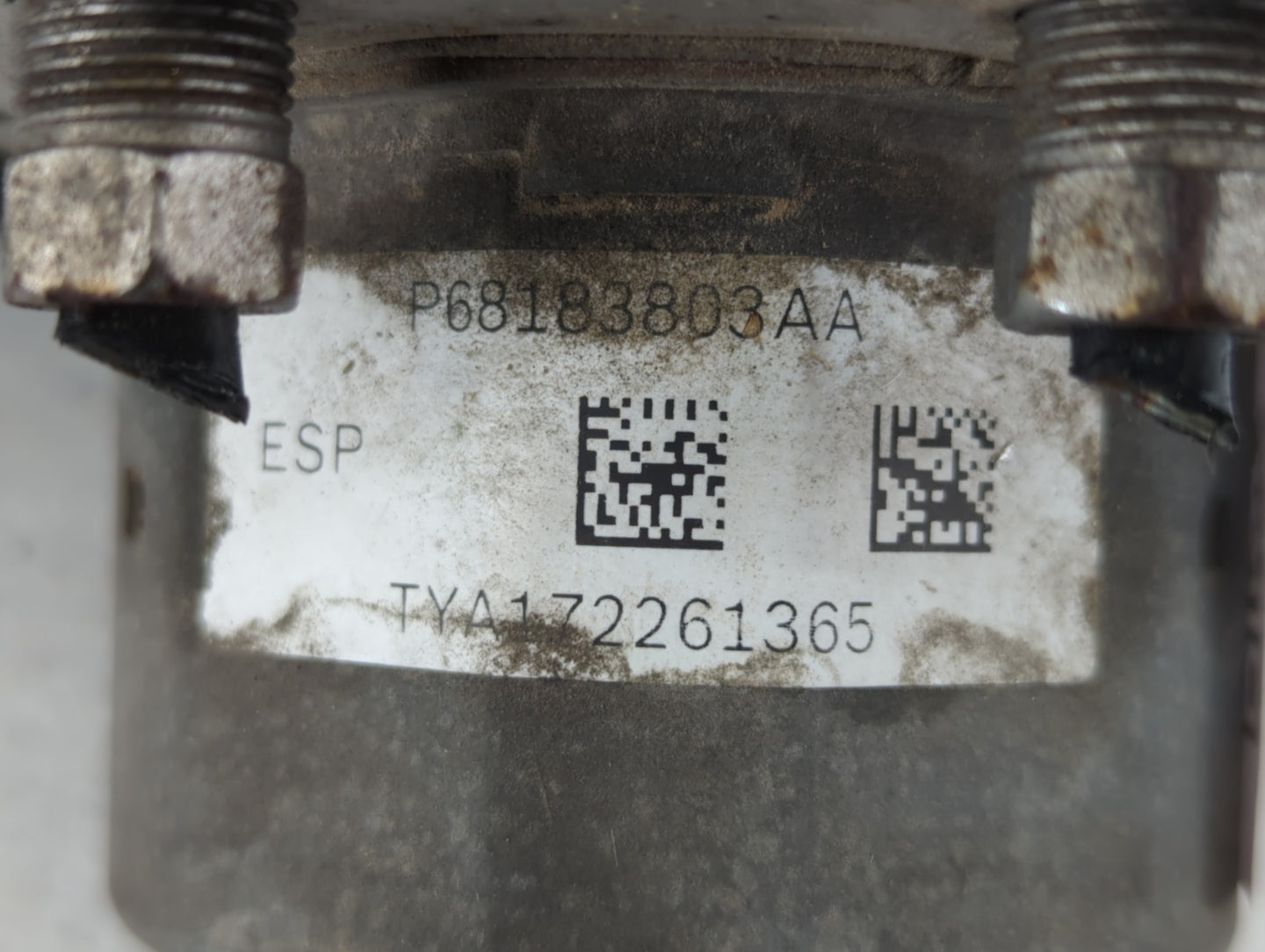 2013 Dodge Caravan ABS Pump Control Module Replacement P/N:P68183803AA Fits OEM Used Auto Parts - Oemusedautoparts1.com