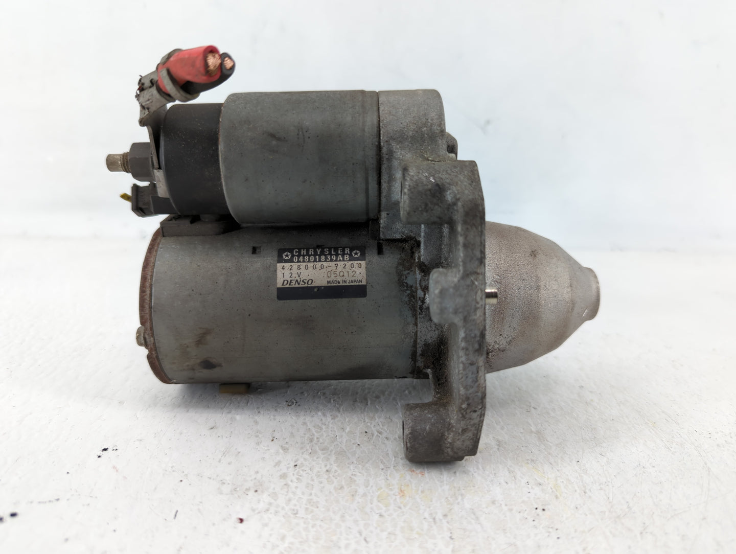 2013 Dodge Caravan Car Starter Motor Solenoid OEM P/N:04801839AB 428000-7200 Fits OEM Used Auto Parts - Oemusedautoparts1.co