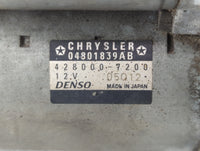 2013 Dodge Caravan Car Starter Motor Solenoid OEM P/N:04801839AB 428000-7200 Fits OEM Used Auto Parts - Oemusedautoparts1.co