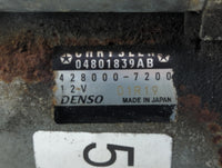 2013 Dodge Caravan Car Starter Motor Solenoid OEM P/N:428000-7200 04801839AB Fits OEM Used Auto Parts - Oemusedautoparts1.co