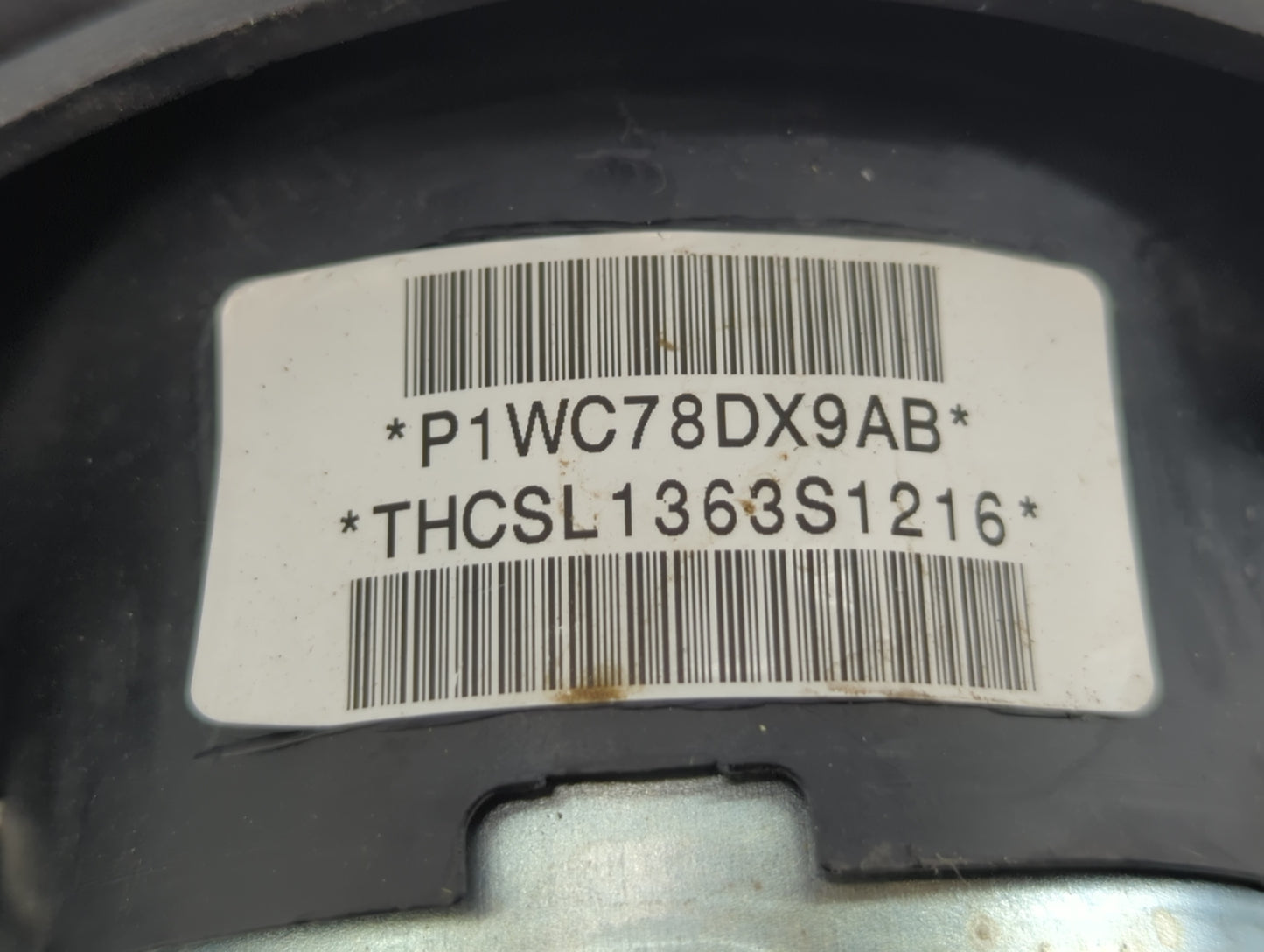 2013 Dodge Caravan Air Bag Driver Left Steering Wheel Mounted P/N:P1QK29DX9AG Fits Fits 2014 2015 2016 2017 2018 2019 2020 O