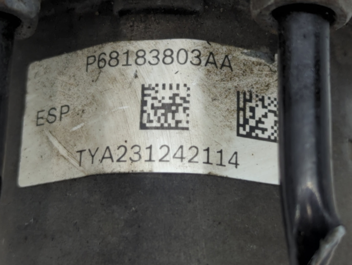 2013 Dodge Caravan ABS Pump Control Module Replacement P/N:P68183803AA Fits OEM Used Auto Parts - Oemusedautoparts1.com