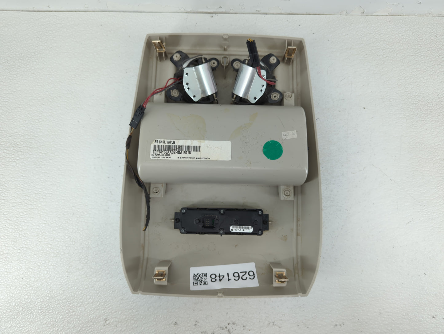 2013 Dodge Caravan Overhead Roof Console - Oemusedautoparts1.com