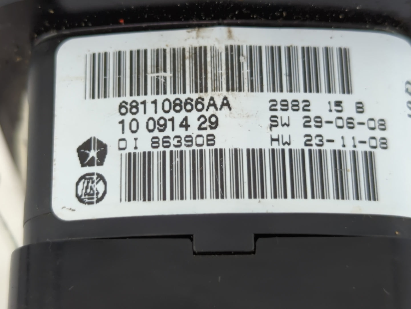 2013 Dodge Caravan Master Power Window Switch Replacement Driver Side Left P/N:68110866AA Fits OEM Used Auto Parts - Oemused
