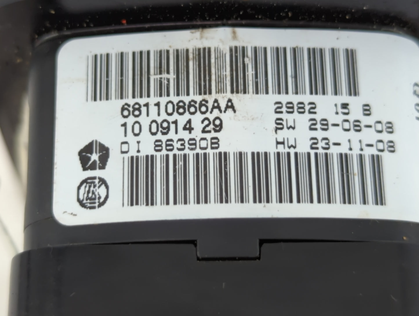 2013 Dodge Caravan Master Power Window Switch Replacement Driver Side Left P/N:68110866AA Fits OEM Used Auto Parts - Oemused