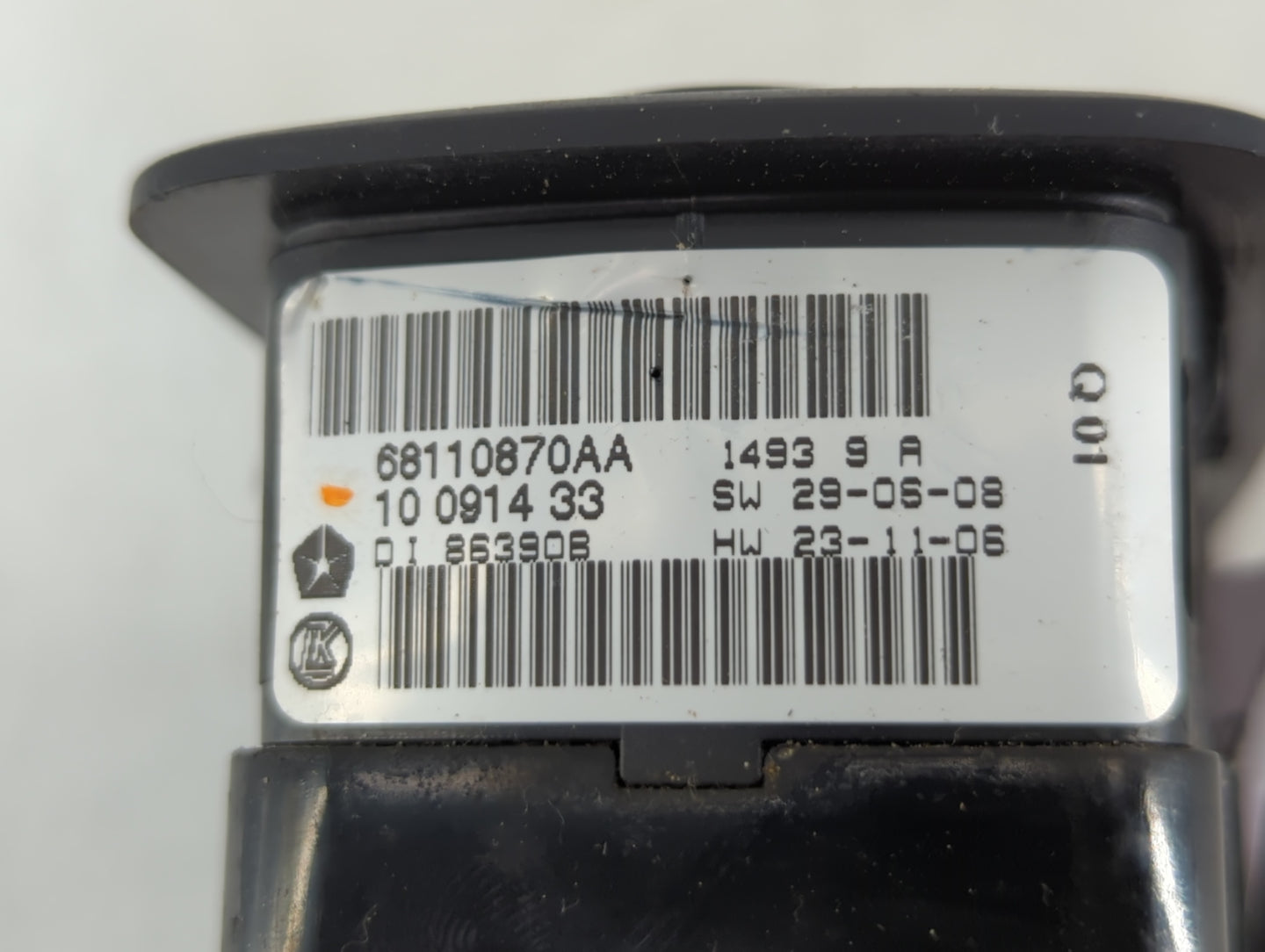2013 Dodge Caravan Master Power Window Switch Replacement Driver Side Left P/N:68110870AA Fits Fits 2012 2014 2015 2016 OEM 