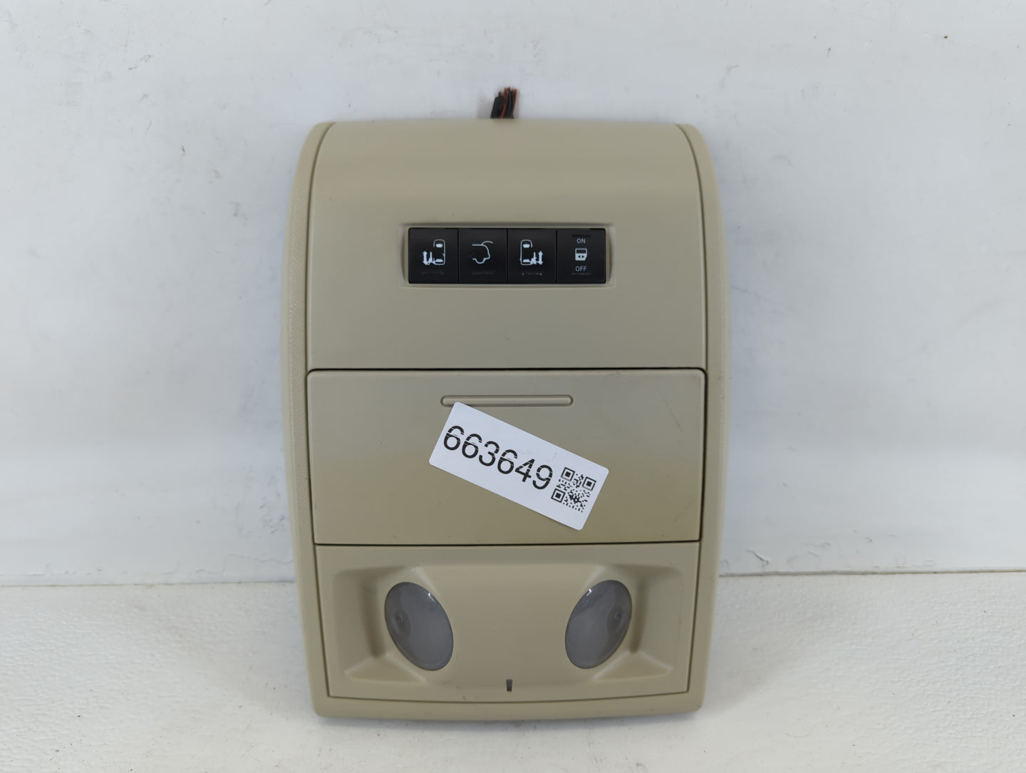 2013 Dodge Caravan Overhead Roof Console - Oemusedautoparts1.com