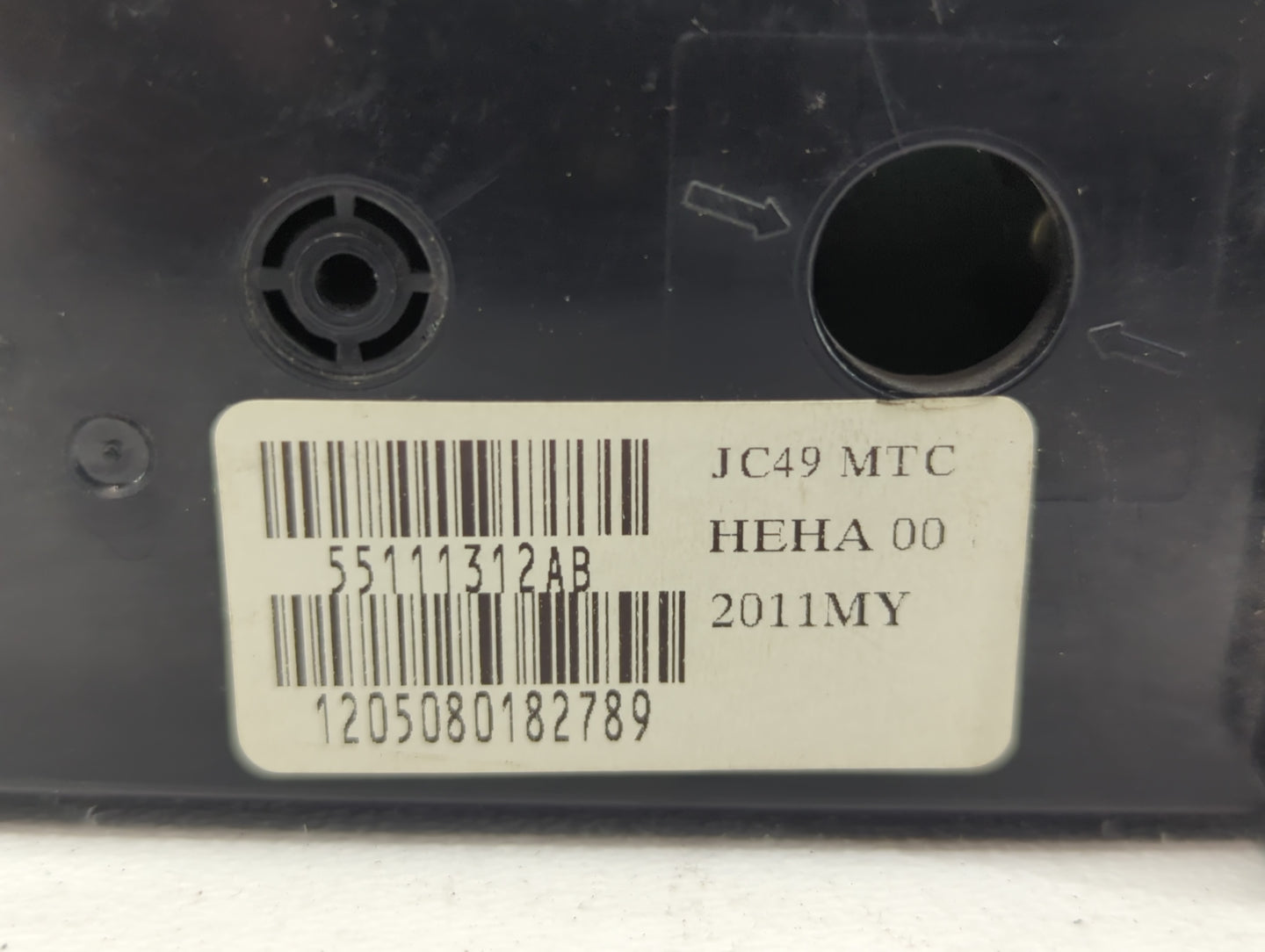2013 Dodge Caravan Climate Control Module Temperature AC/Heater Replacement P/N:1205080182789 55111312AB Fits OEM Used Auto 