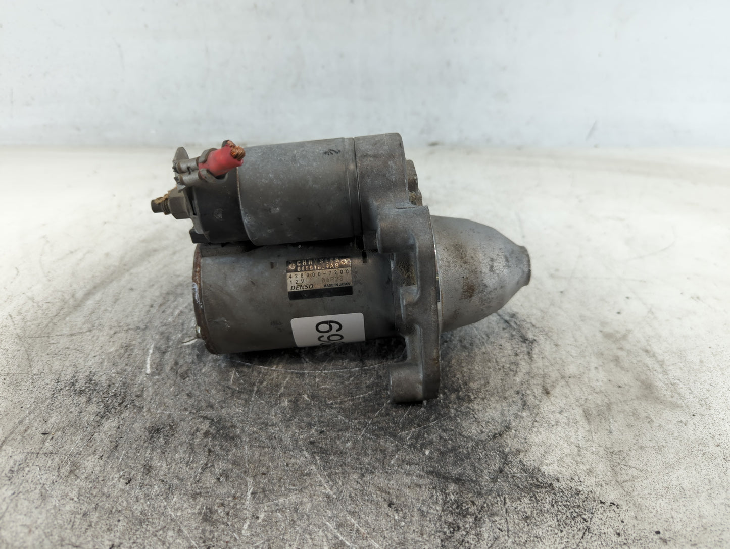 2013 Dodge Caravan Car Starter Motor Solenoid OEM P/N:04801839AB Fits Fits 2011 2012 2014 2015 2016 2017 2018 2019 2020 2021