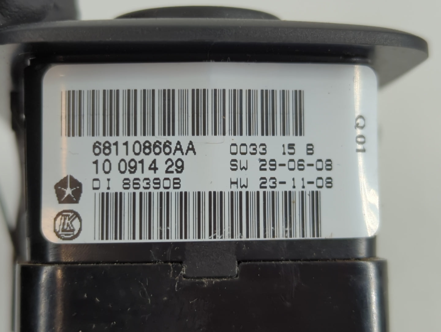 2013 Dodge Caravan Master Power Window Switch Replacement Driver Side Left P/N:68110866AA Fits Fits 2012 2014 2015 2016 OEM 