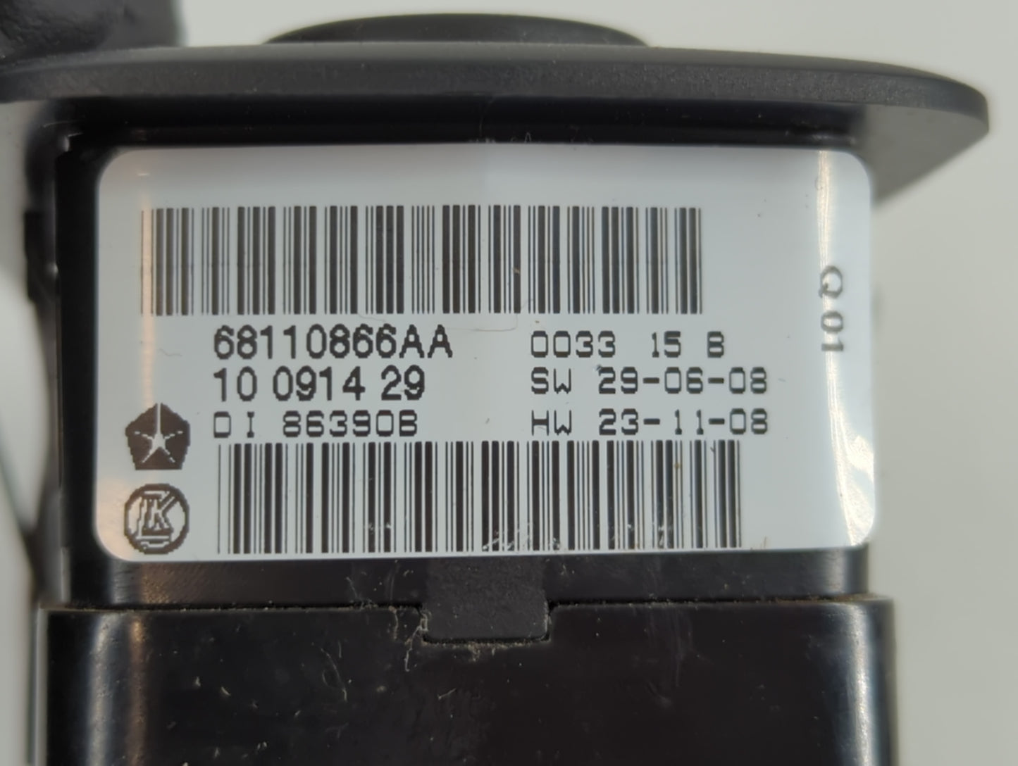2013 Dodge Caravan Master Power Window Switch Replacement Driver Side Left P/N:68110866AA Fits Fits 2012 2014 2015 2016 OEM 