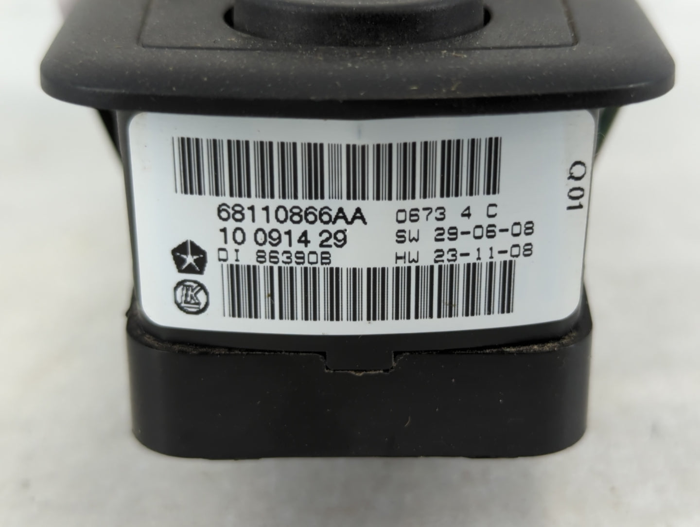 2013 Dodge Caravan Master Power Window Switch Replacement Driver Side Left P/N:68110866AA Fits Fits 2012 2014 2015 2016 OEM 