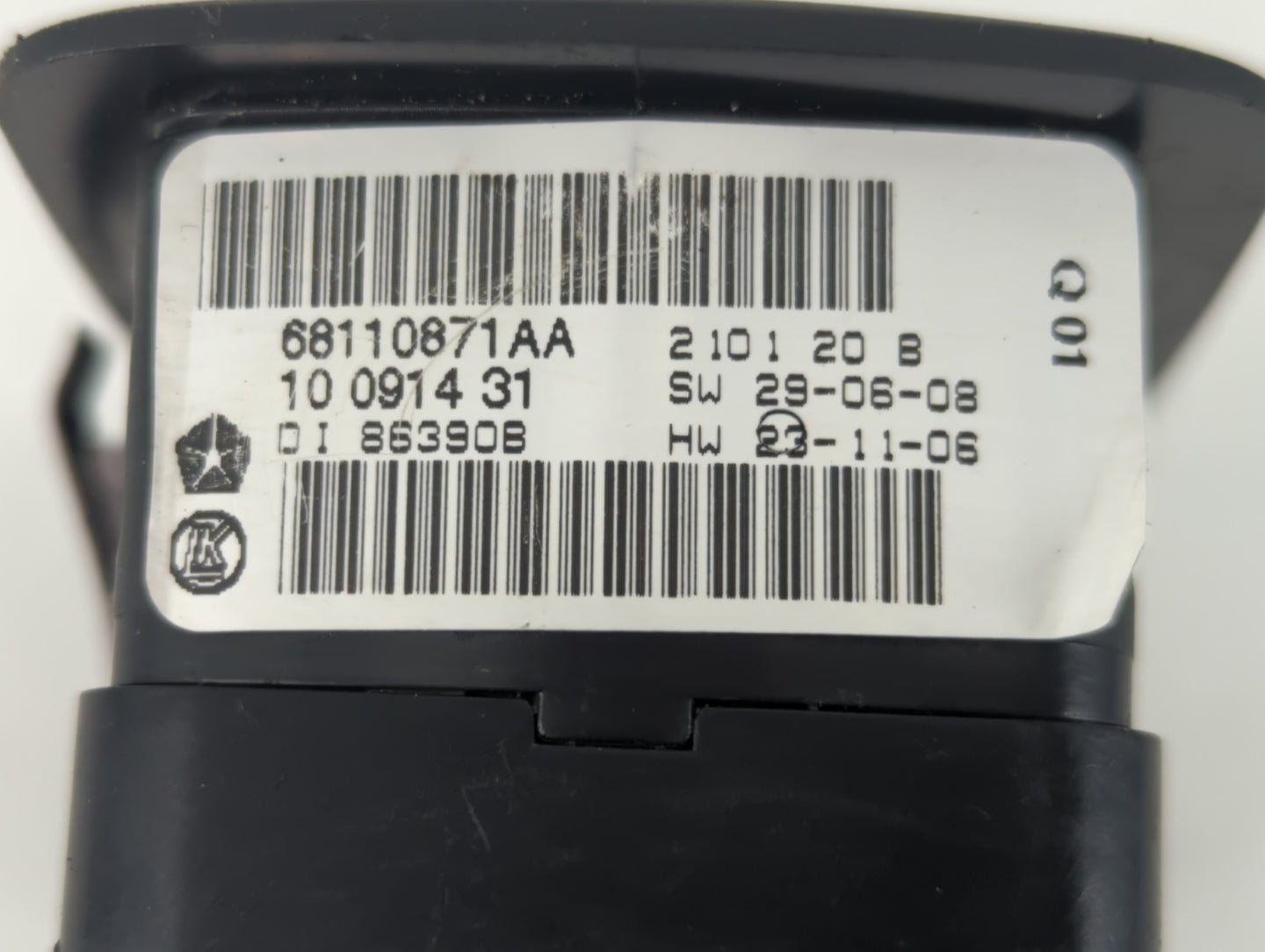 2013 Dodge Caravan Master Power Window Switch Replacement Driver Side Left P/N:68110871AA Fits Fits 2012 2014 2015 2016 OEM 