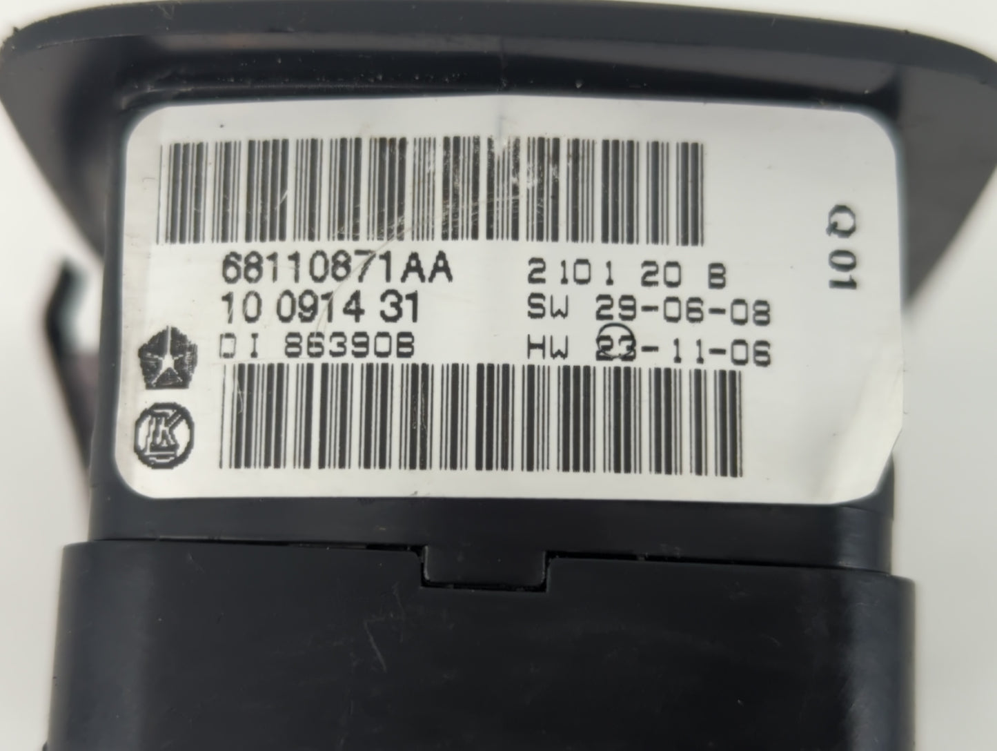 2013 Dodge Caravan Master Power Window Switch Replacement Driver Side Left P/N:68110871AA Fits Fits 2012 2014 2015 2016 OEM 
