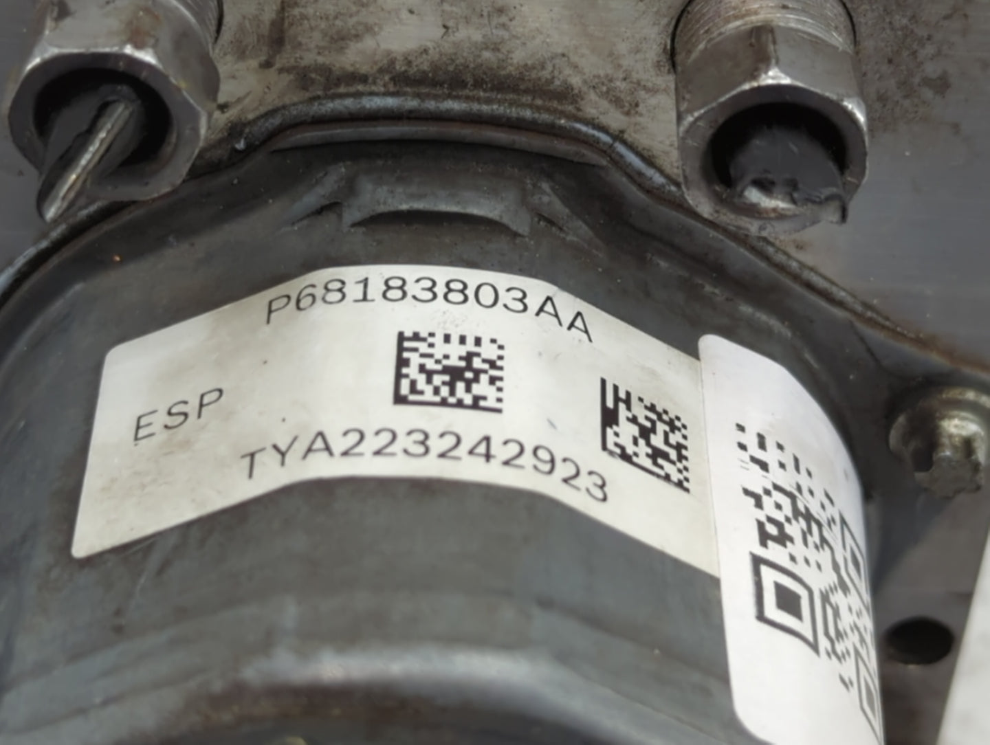 2013 Dodge Caravan ABS Pump Control Module Replacement P/N:P68183803AA Fits OEM Used Auto Parts - Oemusedautoparts1.com