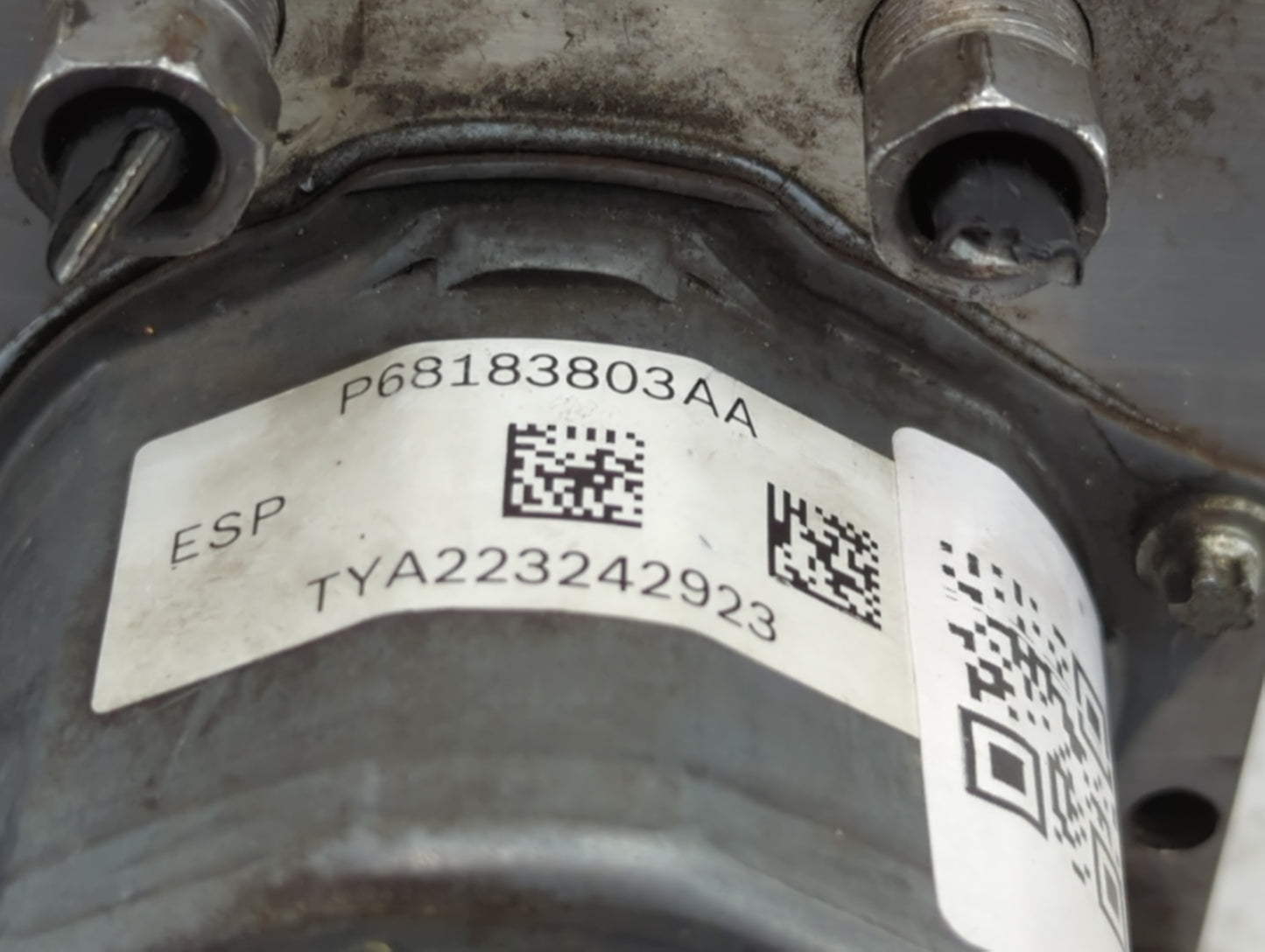 2013 Dodge Caravan ABS Pump Control Module Replacement P/N:P68183803AA Fits OEM Used Auto Parts - Oemusedautoparts1.com