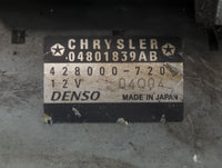 2013 Dodge Caravan Car Starter Motor Solenoid OEM P/N:04801839AB 428000-7201 Fits OEM Used Auto Parts - Oemusedautoparts1.co