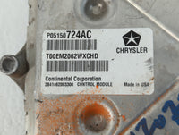 2013 Dodge Caravan PCM Engine Control Computer ECU ECM PCU OEM P/N:P05150724AC Fits OEM Used Auto Parts - Oemusedautoparts1.