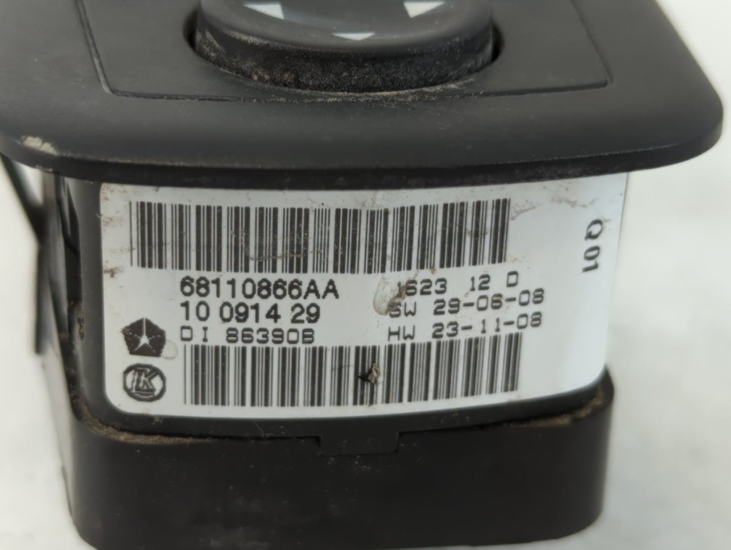 2013 Dodge Caravan Master Power Window Switch Replacement Driver Side Left P/N:68110866AA Fits Fits 2012 2014 2015 2016 OEM 