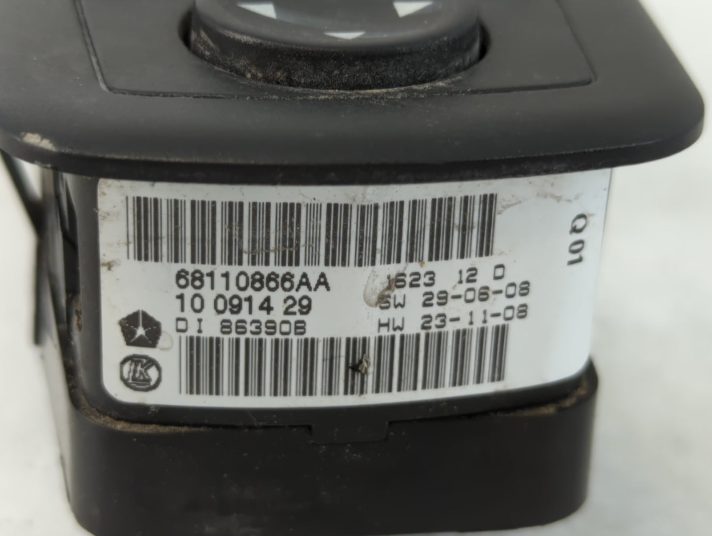 2013 Dodge Caravan Master Power Window Switch Replacement Driver Side Left P/N:68110866AA Fits Fits 2012 2014 2015 2016 OEM 