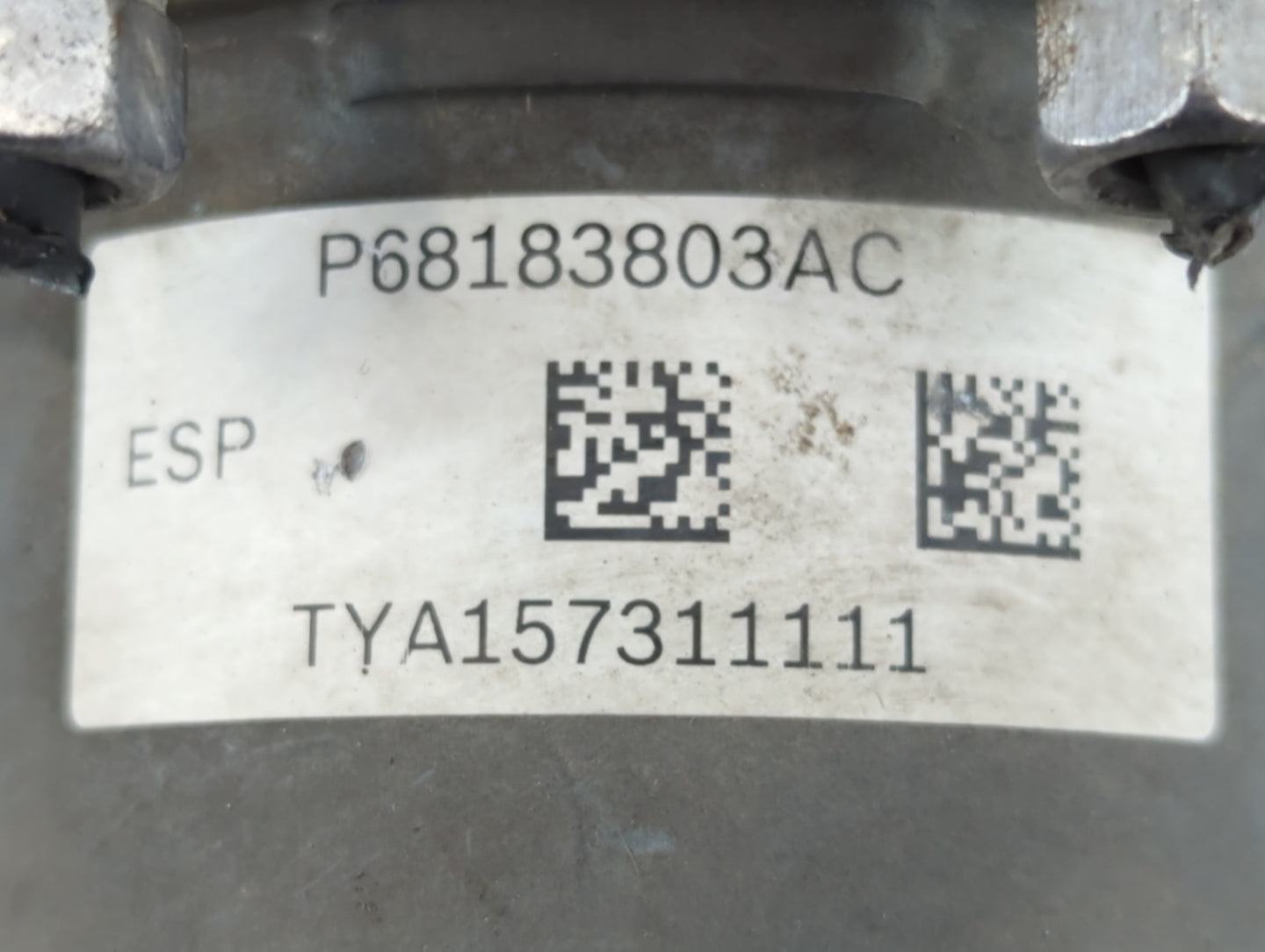 2013 Dodge Caravan ABS Pump Control Module Replacement P/N:P68183803AC Fits OEM Used Auto Parts - Oemusedautoparts1.com